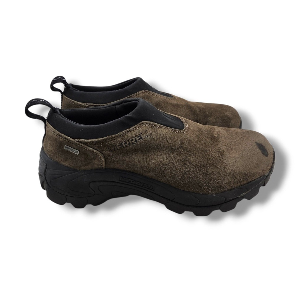 Merrell Winter Moc 2 Sneakers Mens 8 Gunsmoke Brown STAIN